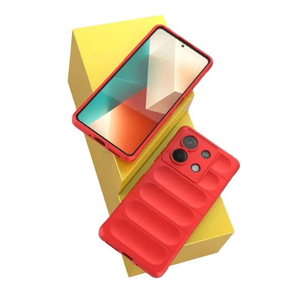 Xiaomi Poco X6 Kılıf Optimum Silikon - Mor - Resim 3