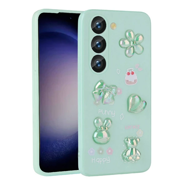 Galaxy A54 Kılıf Kabartma Figürlü Parlak Zore Toys Silikon Kapak ürün görseli 1