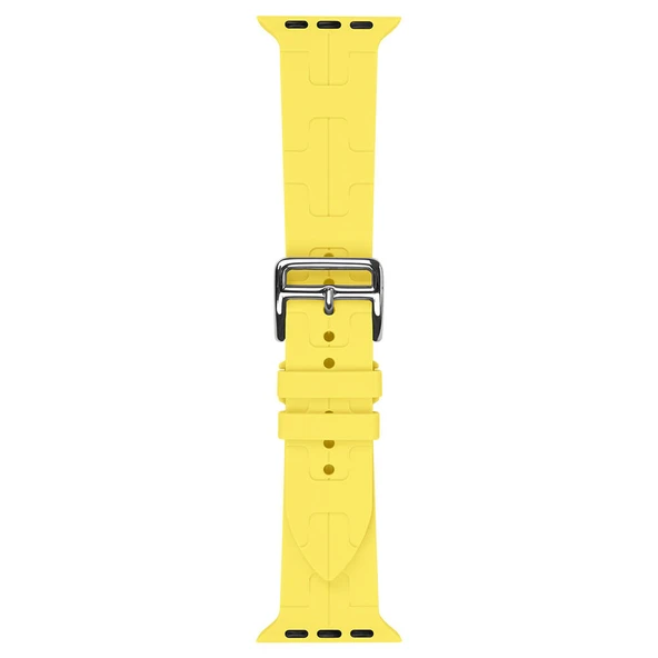 Apple Watch 7 45mm KRD-92 Silikon Kordon - Resim 3