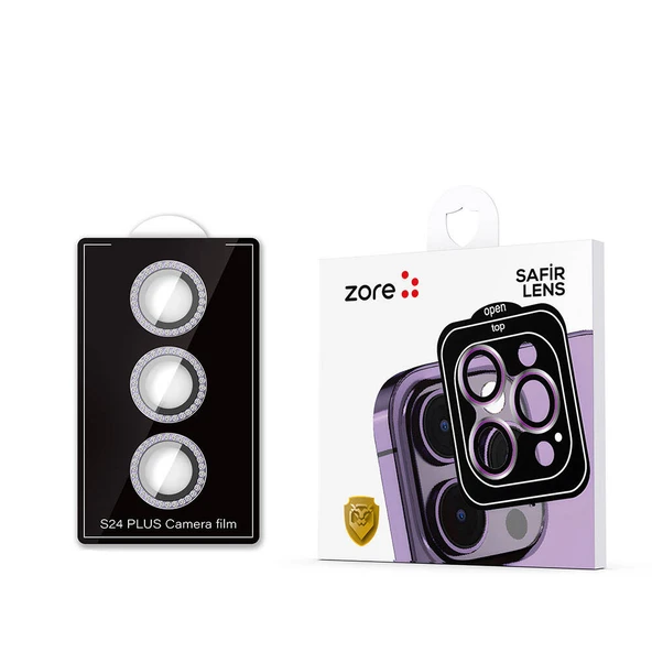 Galaxy S24 Plus Zore Diamond Kamera Lens Koruyucu Cam Filmi ürün görseli 1
