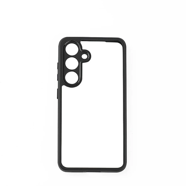 Galaxy S24 Plus Kılıf Kamera Korumalı Şeffaf Arka Yüzey Zore New Roll Kapak ürün görseli 1