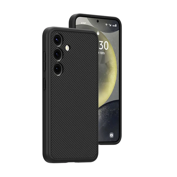 Galaxy S24 Plus Kılıf M-safe Şarj Özellikli Karbon Fiber Görünümlü Zore T-Karbon Kapak ürün görseli 1