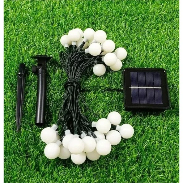 Solar 5m 28 Led Top Gün Işığı Siyah Kablolu ürün görseli 1