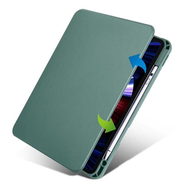 Apple iPad Air 11 2024 Kılıf Zore Termik Kalem Bölmeli Dönebilen Standlı Kılıf ürün görseli 1