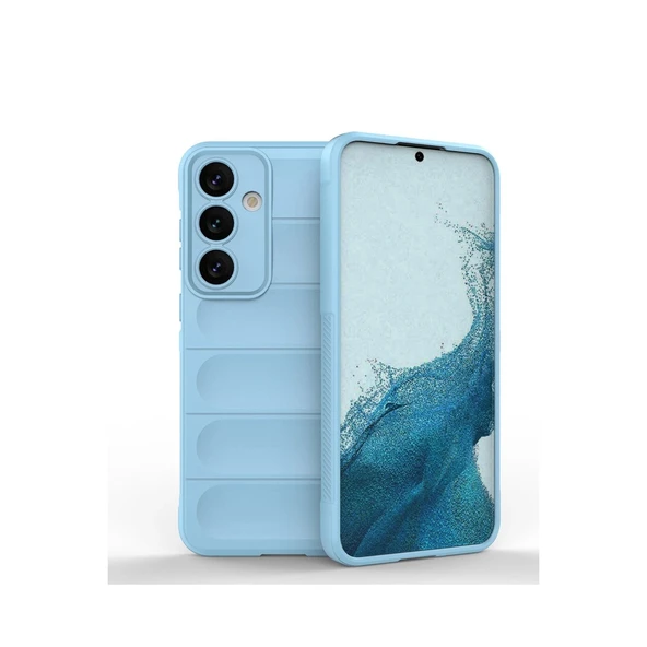 Samsung Galaxy S24 Kılıf Optimum Silikon - Sky Blue ürün görseli 1