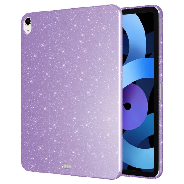 Apple iPad Air 10.9 2020 (4 Nesil) Simli Parlak Görünümlü Zore Tablet Koton Kılıf ürün görseli 1