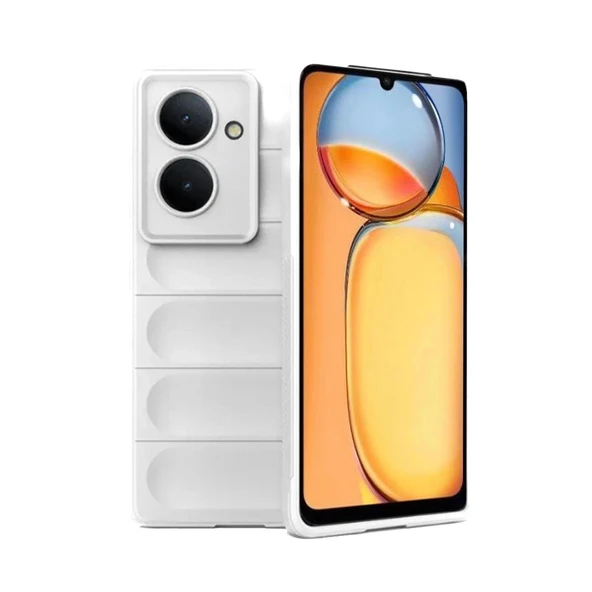 Xiaomi Redmi 13c Kılıf Optimum Silikon - Krem ürün görseli 1
