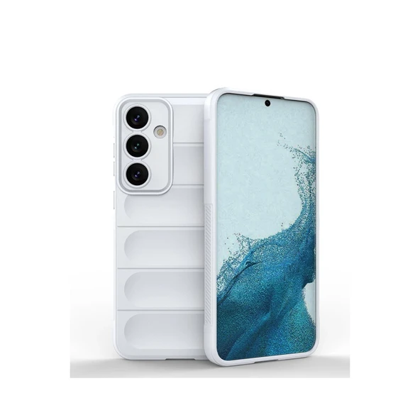 Samsung Galaxy S24 Kılıf Optimum Silikon - Krem ürün görseli 1