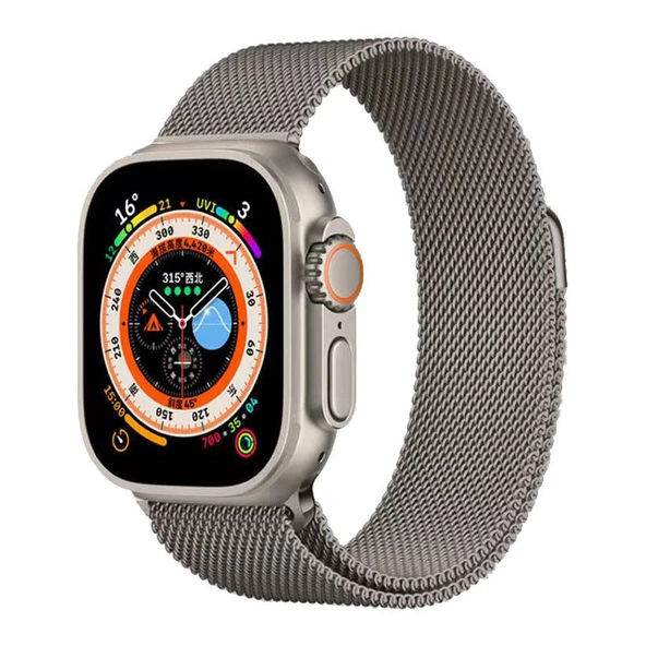 Apple Watch Ultra 49mm Zore KRD-98 Metal Kordon ürün görseli 1