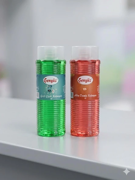 Şenyüz Gizli Çiçek ve Altın Damla Kolonyası 400 ml 2'li set ürün görseli 1