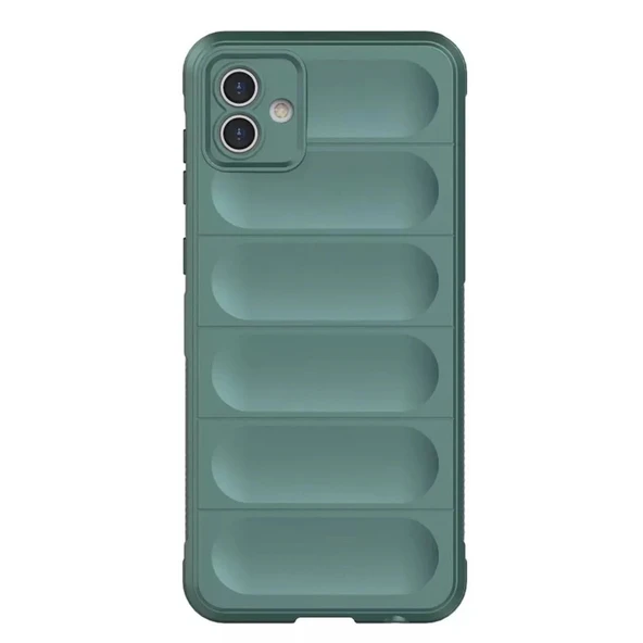 Samsung Galaxy A05 Kılıf Optimum Silikon - Koyu Yeşil ürün görseli 1