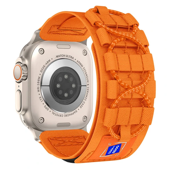 Apple Watch 7 45mm Zore KRD-99 Hasır Kordon ürün görseli 1