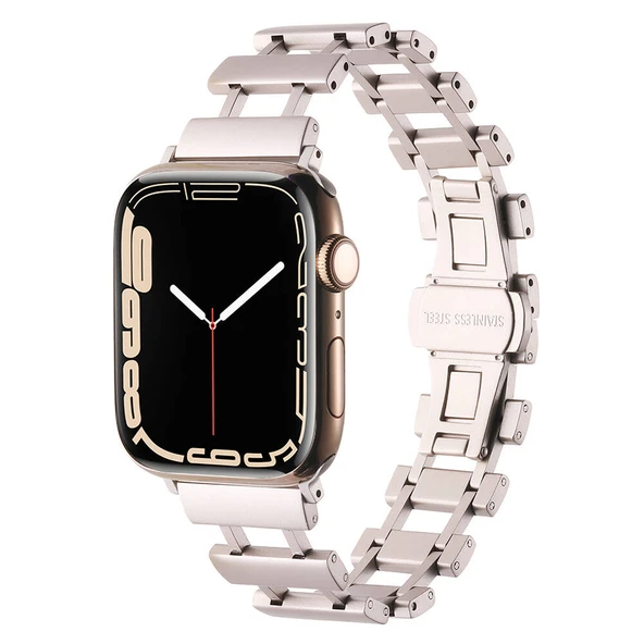 Apple Watch 7 45mm Zore KRD-96 Metal Kordon ürün görseli 1
