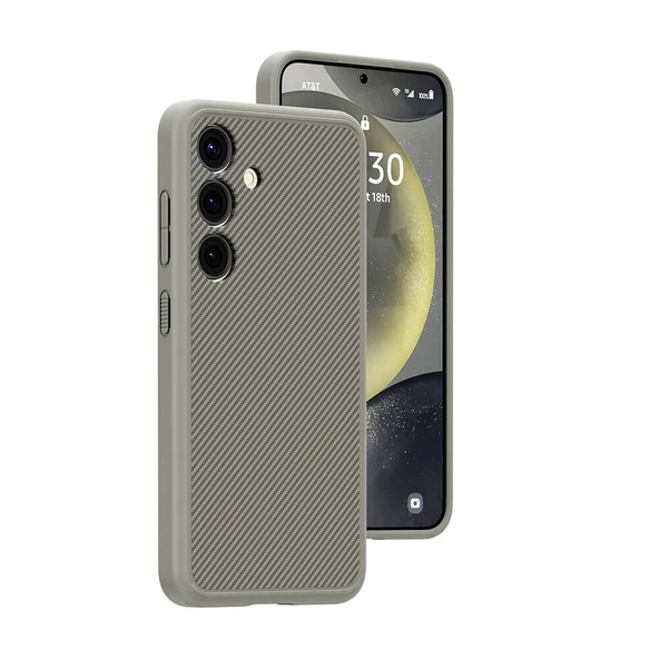 Galaxy S24 Kılıf M-safe Şarj Özellikli Karbon Fiber Görünümlü Zore T-Karbon Kapak ürün görseli 1