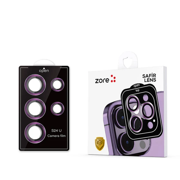 Galaxy S24 Ultra Zore Kamera Lens Koruyucu Cam Filmi ürün görseli 1
