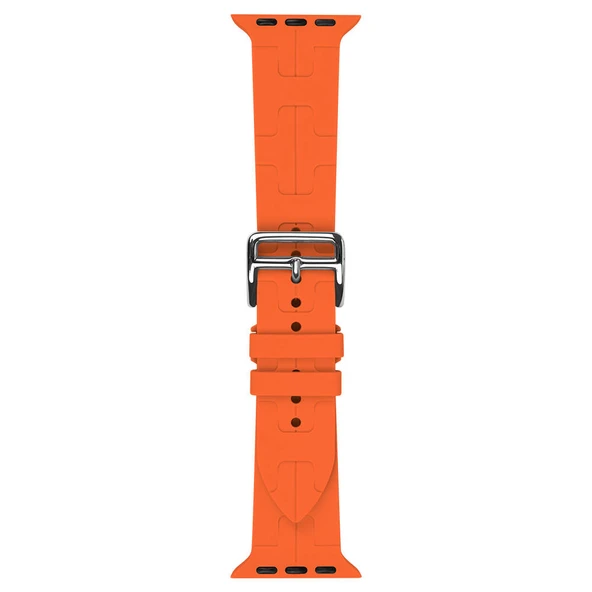 Apple Watch 7 41mm KRD-92 Silikon Kordon - Resim 5