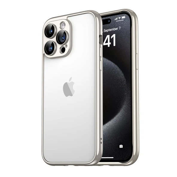 Apple iPhone 15 Pro Max Kılıf Zore Kamera Korumalı Bontez Bumper ürün görseli 1