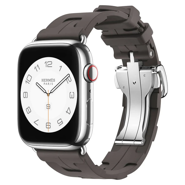 Apple Watch 38mm Spor Görünümlü Zore KRD-94 Silikon Kordon ürün görseli 1