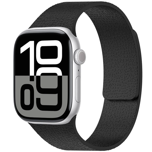 Apple Watch 7 45mm Zore KRD-136 Kabartma Desenli Silikon Kordon ürün görseli 1