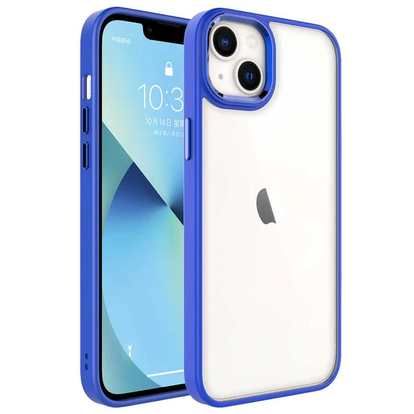 Apple iPhone 14 Kılıf Zore Krom Kapak - Resim 8