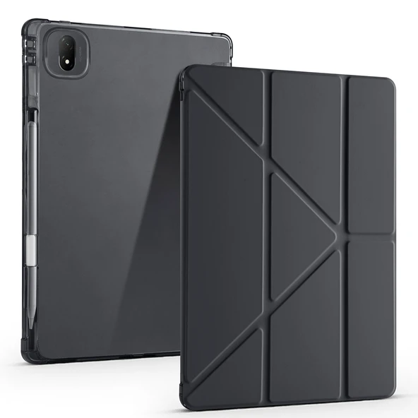 Honor MagicPad 2 Kılıf Zore Tri Folding Kalem Bölmeli Standlı Kılıf ürün görseli 1
