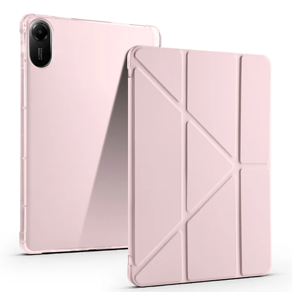 Xiaomi Redmi Pad 2 Kılıf Zore Tri Folding Kalem Bölmeli Standlı Kılıf ürün görseli 1