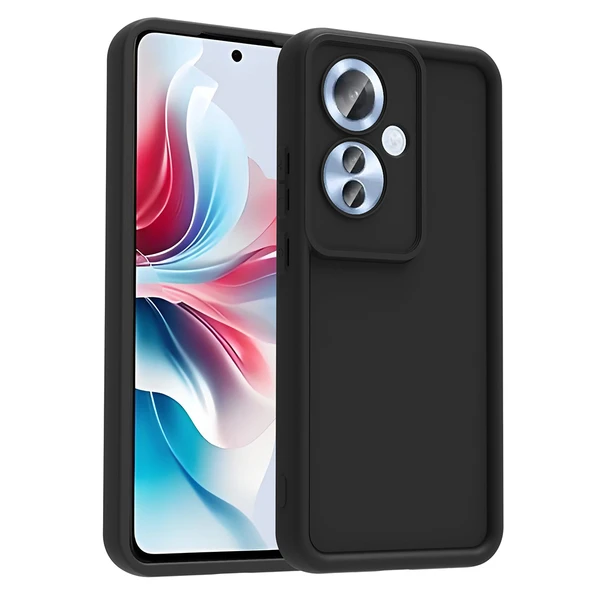 Oppo Reno 11F Kılıf Kamera Korumalı Zore Ananas Kapak ürün görseli 1