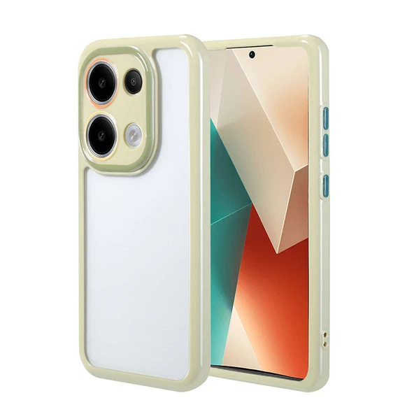 Xiaomi Redmi Note 13 4G Kılıf Kamera Korumalı Renkli Kenar ve Çerçeve Tasarımlı Zore Vitamin Kapak ürün görseli 1