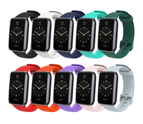 Xiaomi Mi Band 7 Pro KRD-70 Silikon Kordon - Resim 2