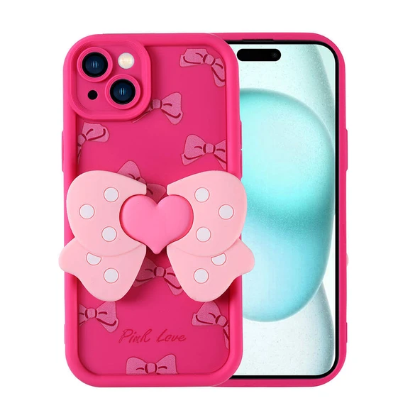Apple iPhone 15 Plus Kılıf Kamera Korumalı Figür Tasarımlı Zore Kapya Kapak ürün görseli 1