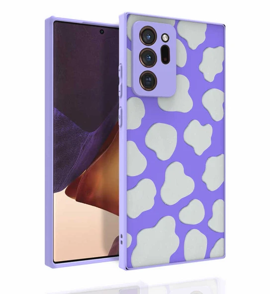 Galaxy Note 20 Ultra Kılıf Desenli Kamera Korumalı Parlak Zore Nora Kapak ürün görseli 1