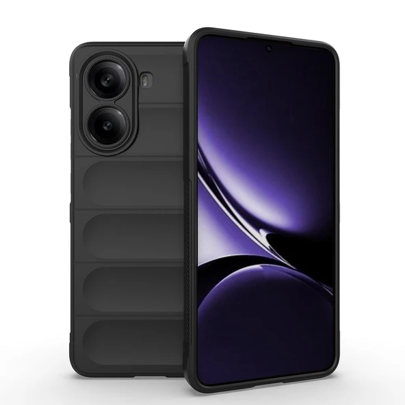 Xiaomi Poco X7 Pro Kılıf Esnek TPU Oyuklu Arka Yüzey Tasarımlı Zore Etnik Silikon Kapak ürün görseli 1