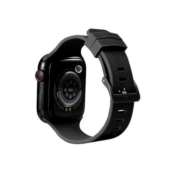 Apple Watch 7 41mm KRD-23 Silikon Kordon - Resim 7