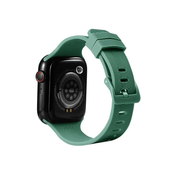 Apple Watch 7 45mm KRD-23 Silikon Kordon - Resim 10