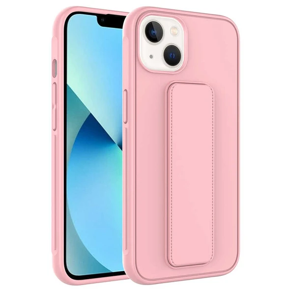 Apple iPhone 14 Plus Kılıf Zore Qstand Kapak - Resim 6