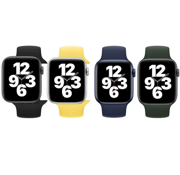 Apple Watch 44mm KRD-31 Solo Loop Medium Kordon - Resim 5