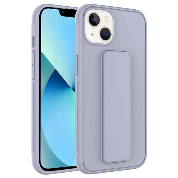 Apple iPhone 14 Plus Kılıf Zore Qstand Kapak - Resim 8