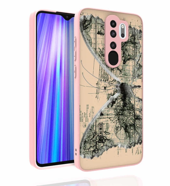 Xiaomi Redmi Note 8 Pro Kılıf Desenli Kamera Korumalı Parlak Zore Nora Kapak ürün görseli 1