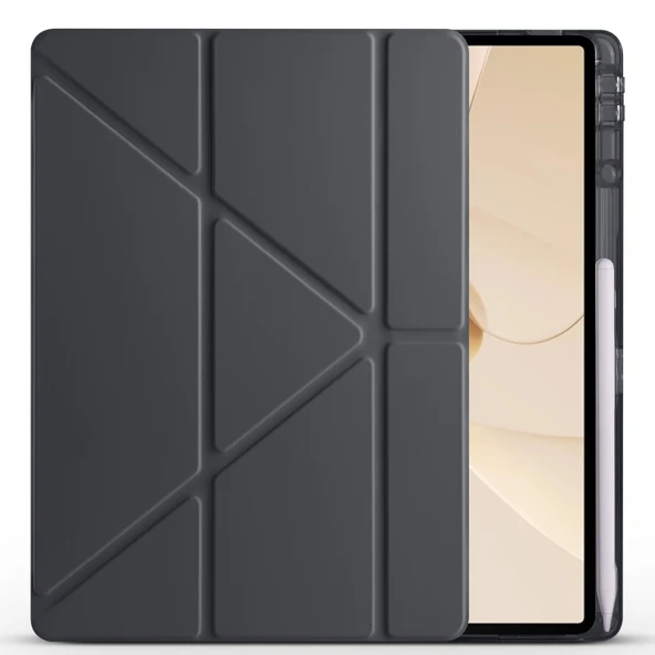 Huawei Matepad 12X Kılıf Zore Tri Folding Kalem Bölmeli Standlı Kılıf ürün görseli 1