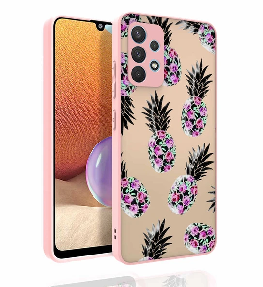 Galaxy A32 4G Kılıf Desenli Kamera Korumalı Parlak Zore Nora Kapak ürün görseli 1