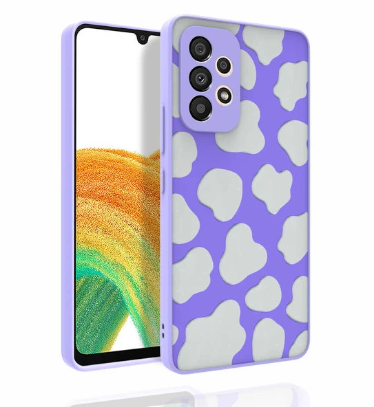 Galaxy A53 5G Kılıf Desenli Kamera Korumalı Parlak Zore Nora Kapak ürün görseli 1