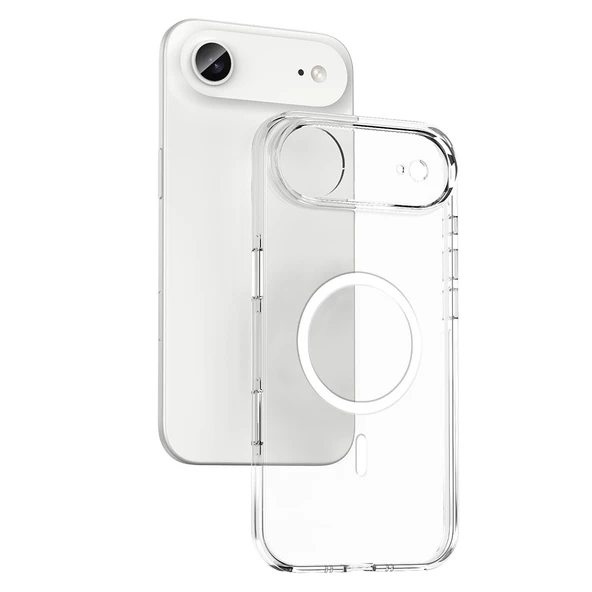 Apple iPhone 17 Air Kılıf M-safe Şarj Özellikli Kamera Korumalı Zore Kripto Kapak ürün görseli 1