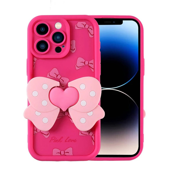 Apple iPhone 14 Pro Kılıf Kamera Korumalı Figür Tasarımlı Zore Kapya Kapak ürün görseli 1