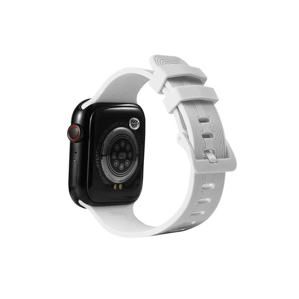 Apple Watch 7 41mm KRD-23 Silikon Kordon - Resim 8