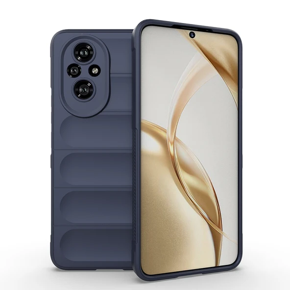Honor 200 Kılıf Esnek TPU Oyuklu Arka Yüzey Tasarımlı Zore Etnik Silikon Kapak ürün görseli 1