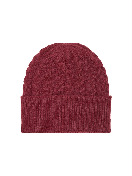Only   ONLYASMIN KNIT BEANIE CC Kadın Mor Şapka - 15351281 ürün görseli 1