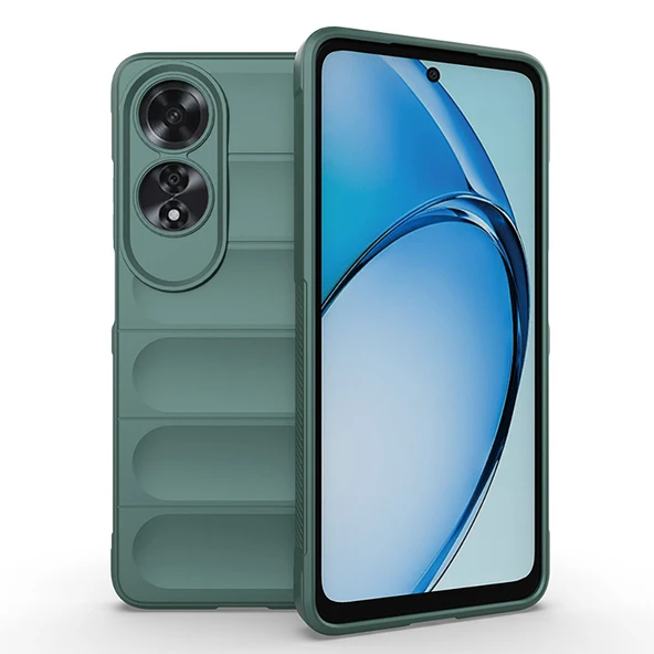 Oppo A60 Kılıf Esnek TPU Oyuklu Arka Yüzey Tasarımlı Zore Etnik Silikon Kapak ürün görseli 1