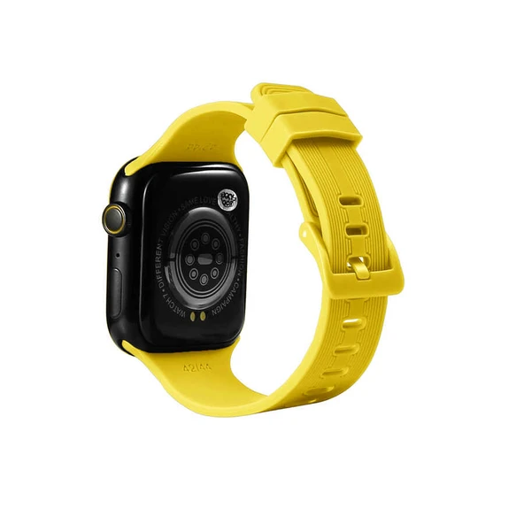 Apple Watch 7 45mm KRD-23 Silikon Kordon - Resim 9