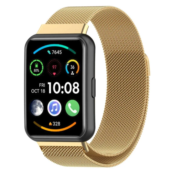 Huawei Watch Fit 2 Zore KRD-01 Metal Kordon ürün görseli 1