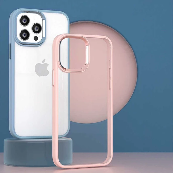 Apple iPhone 14 Pro Max Kılıf Zore Krom Kapak - Resim 5